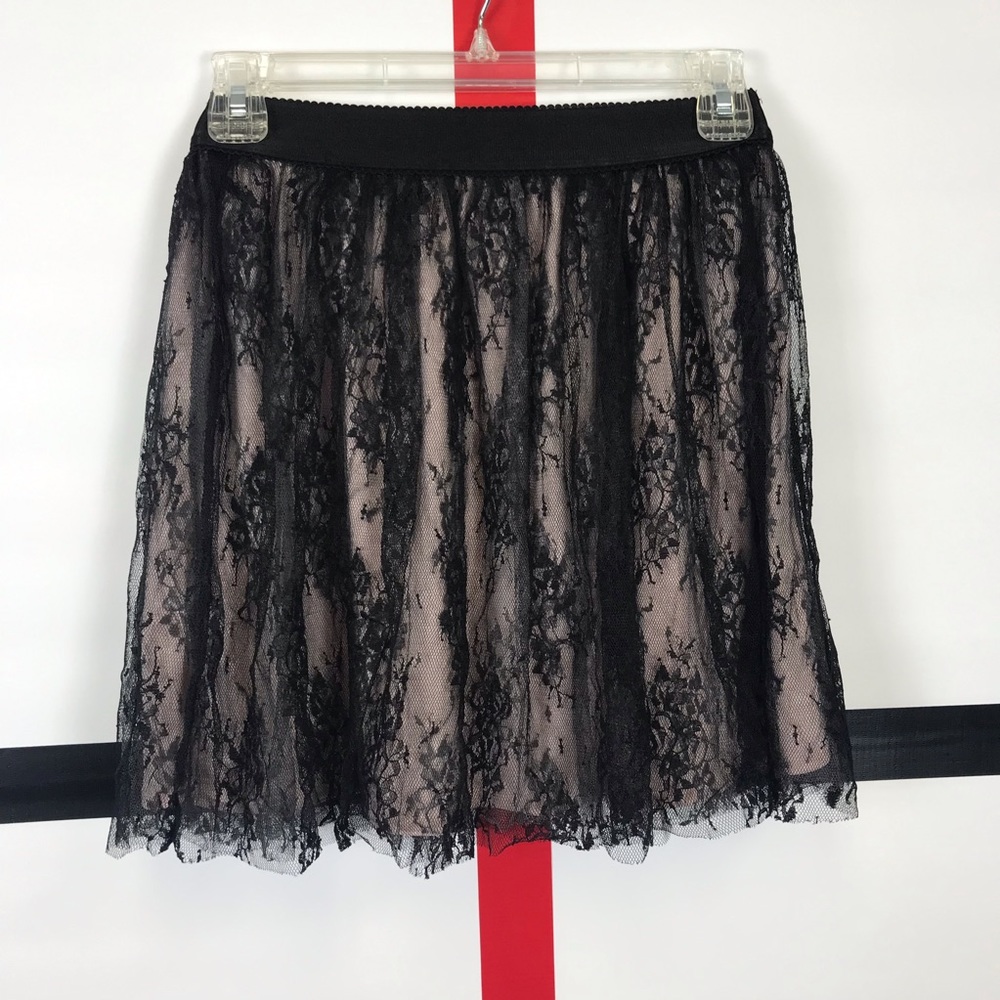 GARAGE Lace Circle Skirt Mini